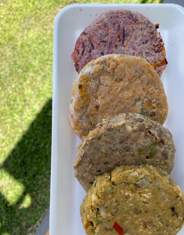 Hamburguesas de legumbres saludables, pack de 6 unidades, sabores variados