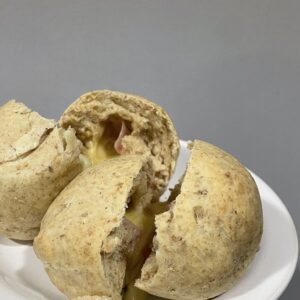 Chips rellenos de Jamón y Queso Keto (12)