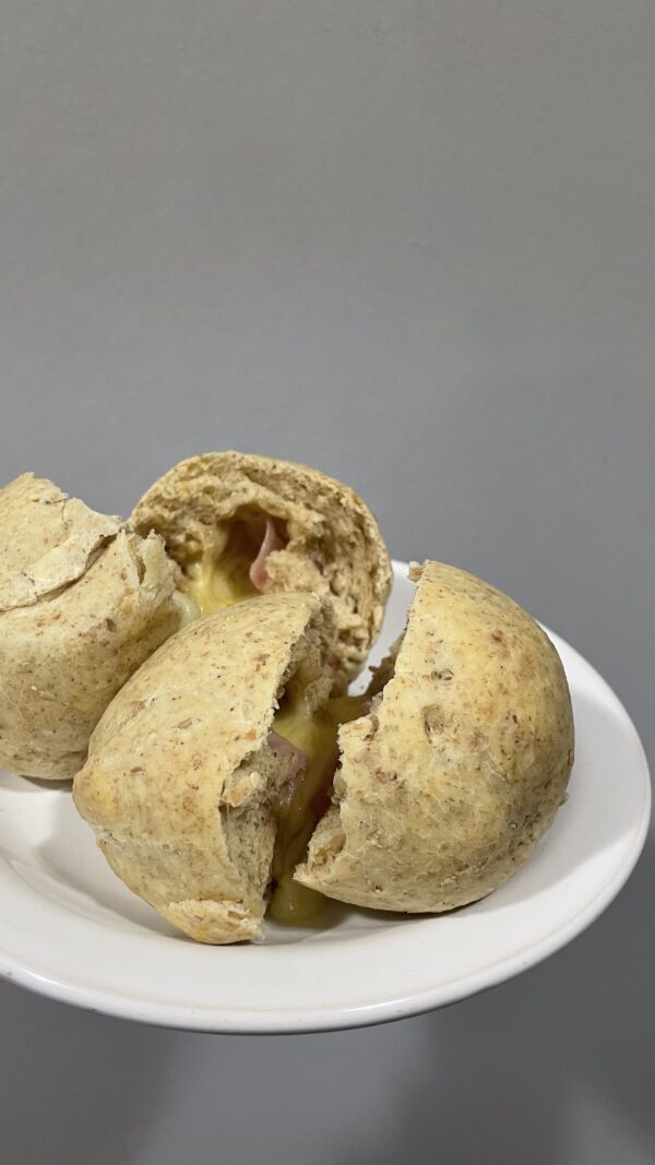 Chips rellenos de Jamón y Queso Keto (12)